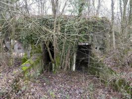 Ligne Maginot - MC11 -  AC7B  - NONNENWALD - (Casemate d'artillerie) - Les doubles portes d'entrée, a gauche pour le côté canon et le FM, a droite pour la défense arrière avec un FM.