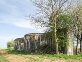 Ligne Maginot - CEZF-16 - POIX TERRON EST - (Casemate d'infanterie - Double) - Face frontale