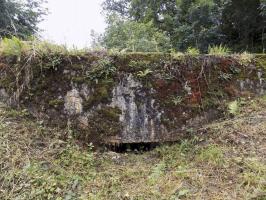 Ligne Maginot - BB12-A - BRAUX OUEST - (Blockhaus pour canon) - Face Face frontale
