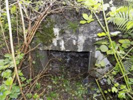 Ligne Maginot - BB12-A - BRAUX OUEST - (Blockhaus pour canon) - L'entrée AC