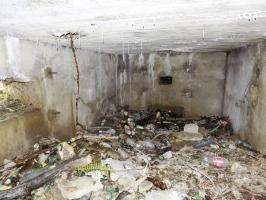 Ligne Maginot - BB12-A - BRAUX OUEST - (Blockhaus pour canon) - Face droite, créneau Hotchkiss