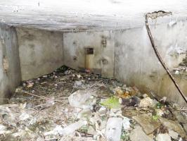 Ligne Maginot - BB12-A - BRAUX OUEST - (Blockhaus pour canon) - Faces gauches, créneau Hotchkiss