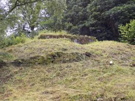 Ligne Maginot - BB12-A - BRAUX OUEST - (Blockhaus pour canon) - Face frontale, pris d'en bas