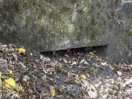Ligne Maginot - BB52 - MAIRUPT - (Blockhaus pour canon) - Face centrale, créneau FM
