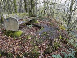 Ligne Maginot - BB53-D - BOIS DE ROMA EST - (Cuve pour arme d'infanterie) - 