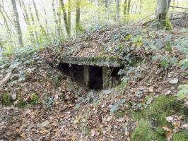 Ligne Maginot - BB54B - LA TERRE NOBLESSE SUD 2 - (Blockhaus pour arme infanterie) - Face frontale