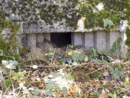 Ligne Maginot - BB59-C - BOIS DE L'HERMITAGE SUD - (Blockhaus pour arme infanterie) - Face droite, créneau droit