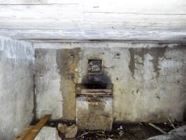 Ligne Maginot - BB59-C - BOIS DE L'HERMITAGE SUD - (Blockhaus pour arme infanterie) - Face frontale, créneau Hotchkiss