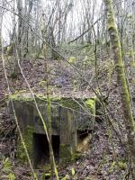 Ligne Maginot - CHARLEMAGNE (QUARTIER DU III / 148° RIF) - (PC de Quartier) - Entrée gauche et effondrement derrière