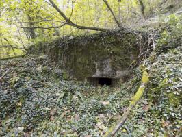 Ligne Maginot - BB82-C - LE HETRE - (Blockhaus pour canon) - Face gauche, créneau AC