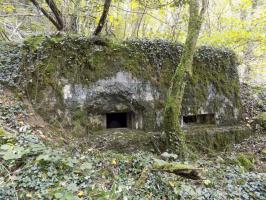 Ligne Maginot - BB82-C - LE HETRE - (Blockhaus pour canon) - Face droite