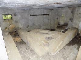 Ligne Maginot - BB82-C - LE HETRE - (Blockhaus pour canon) - Vue de l'entrée