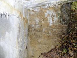 Ligne Maginot - BB82-C - LE HETRE - (Blockhaus pour canon) - L'entrée, extérieur droite