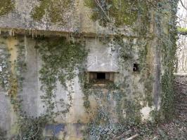Ligne Maginot - TROIS FONTAINES SUD - (Blockhaus lourd type STG / STG-FCR - Simple) - Créneau Hotchkiss