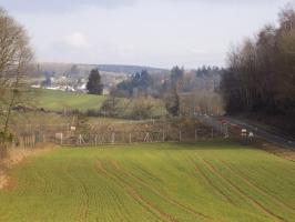 Ligne Maginot - TROIS FONTAINES SUD - (Blockhaus lourd type STG / STG-FCR - Simple) - Vue vers l'est; direction de tir