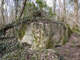 Ligne Maginot - BB64 - CROIX LA MOUCHE - (Blockhaus pour canon) - Façade Est