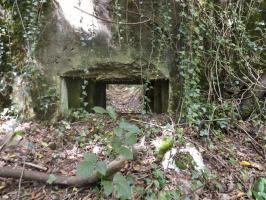 Ligne Maginot - BB64 - CROIX LA MOUCHE - (Blockhaus pour canon) - Créneau AC frontal