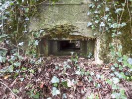Ligne Maginot - BB64 - CROIX LA MOUCHE - (Blockhaus pour canon) - Créneau FM/obs