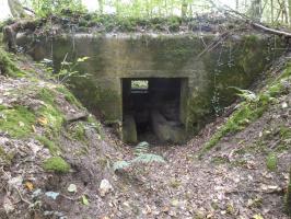 Ligne Maginot - BB64 - CROIX LA MOUCHE - (Blockhaus pour canon) - L'entrée