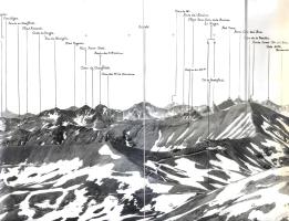Ligne Maginot - RESTEFOND - (Ouvrage d'artillerie) - Photo du chantier en 1937, prise d Mourre Haut. On aperçoit les fouilles des blocs 2, 5 et entrée (encore enneigé)