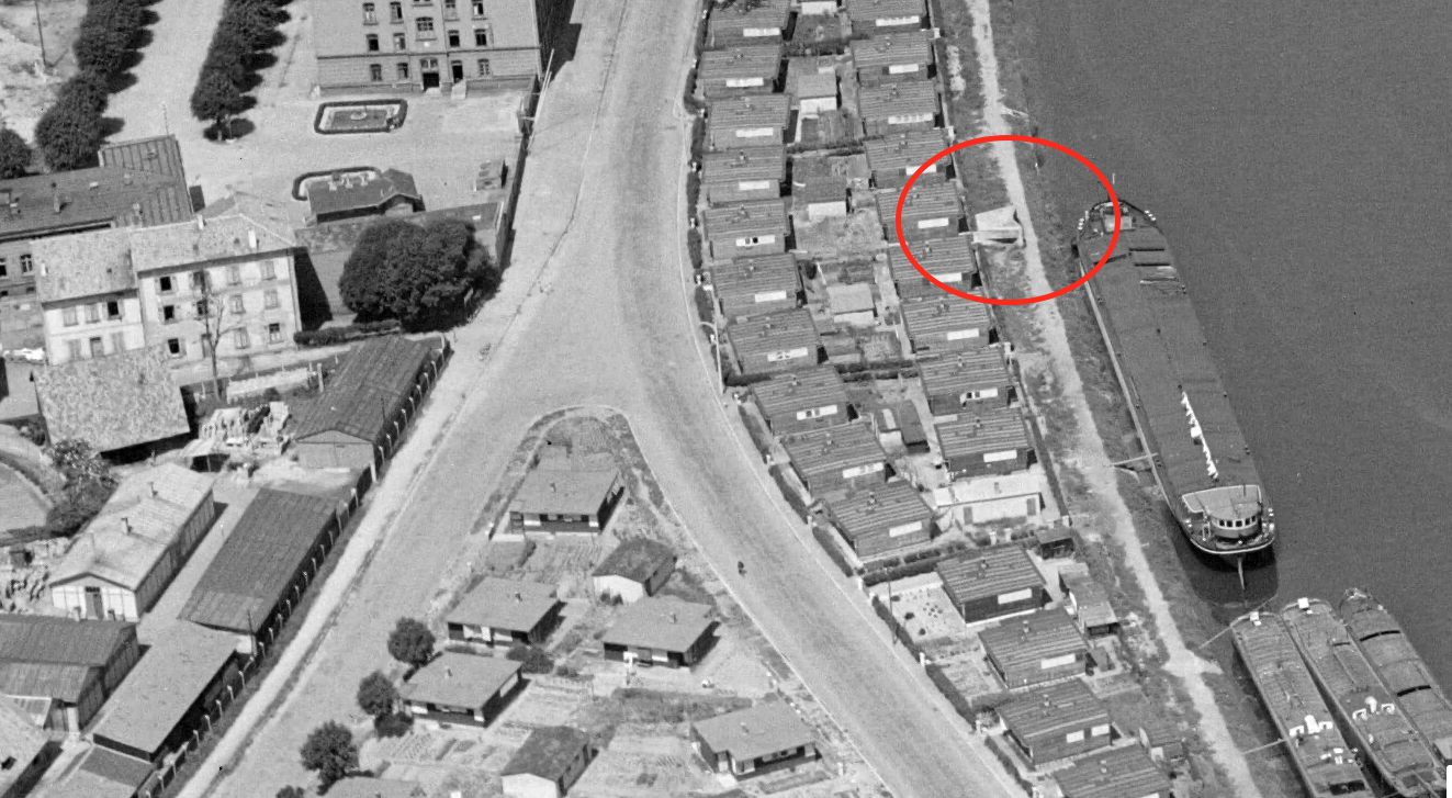 Ligne Maginot - 432B - QUARTIER LECOURBE - (Blockhaus pour arme infanterie) -  - IGN - Géoportail 1949