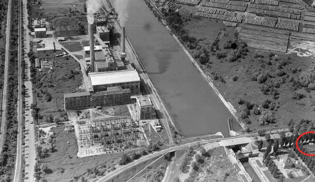 Ligne Maginot - 385A - PORT DU RHIN CENTRE 1 - (Blockhaus pour arme infanterie) -  - IGN - Géoportail 1949