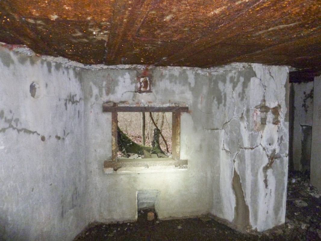 Ligne Maginot - MC11 -  AC7B  - NONNENWALD - (Casemate d'artillerie) - Créneau pour le canon