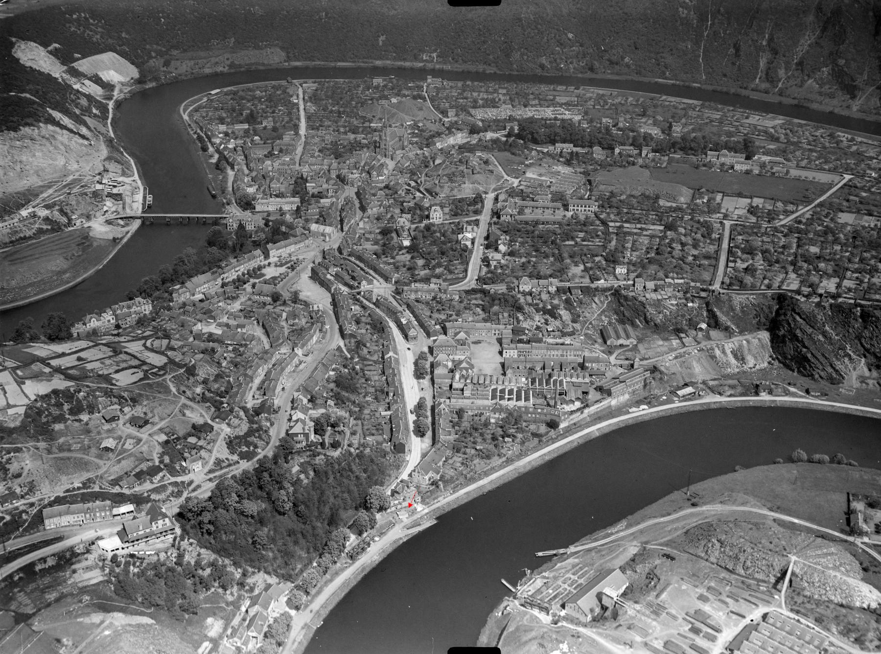 Ligne Maginot - BB28-D - LES ARDOISIERES SAINT JOSEPH EST - (Blockhaus pour canon) -  - IGN