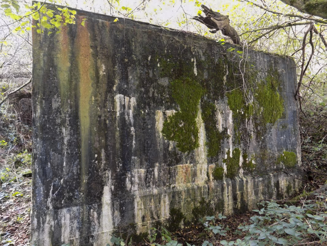 Ligne Maginot - BB33 - LARGE PRE NORD - (Blockhaus pour arme infanterie) - Face frontale - R Tucker