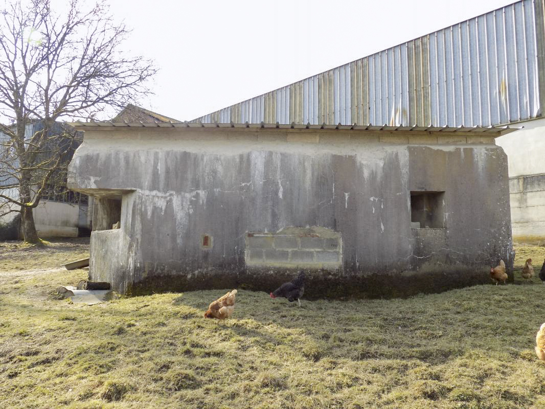 Ligne Maginot - MF3 - C - SORENDAL - (Poste GRM - Maison Forte) - Face droite, vers le nord-est