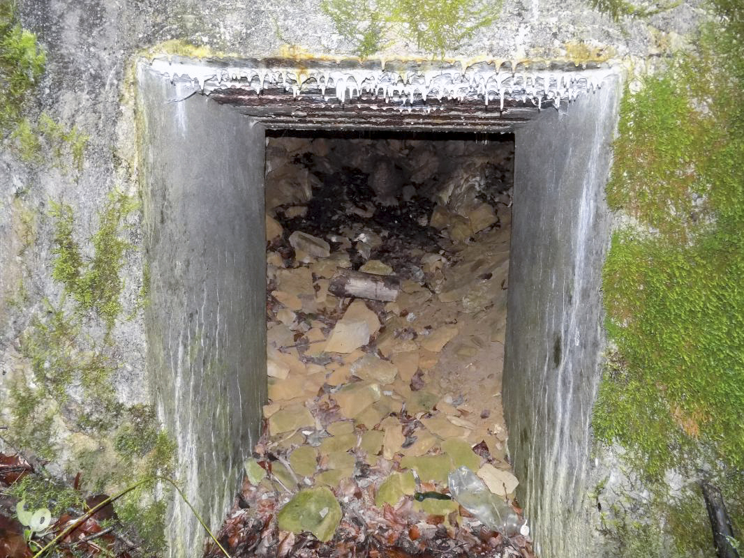 Ligne Maginot - CHARLEMAGNE (QUARTIER DU III / 148° RIF) - (PC de Quartier) - Entrée droite, l'entrée