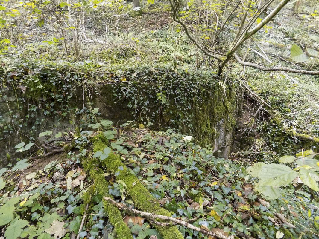 Ligne Maginot - BB82-C - LE HETRE - (Blockhaus pour canon) - Faces frontale et gauche