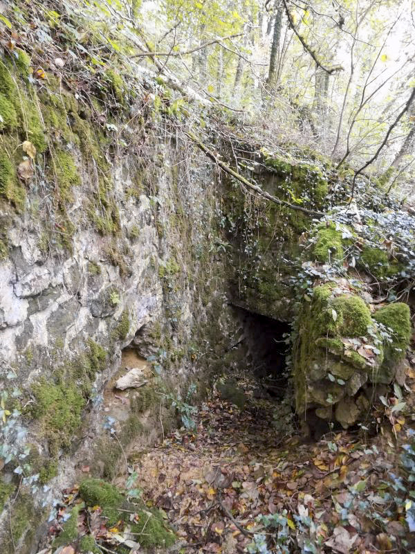 Ligne Maginot - BB82-C - LE HETRE - (Blockhaus pour canon) - L'entrée