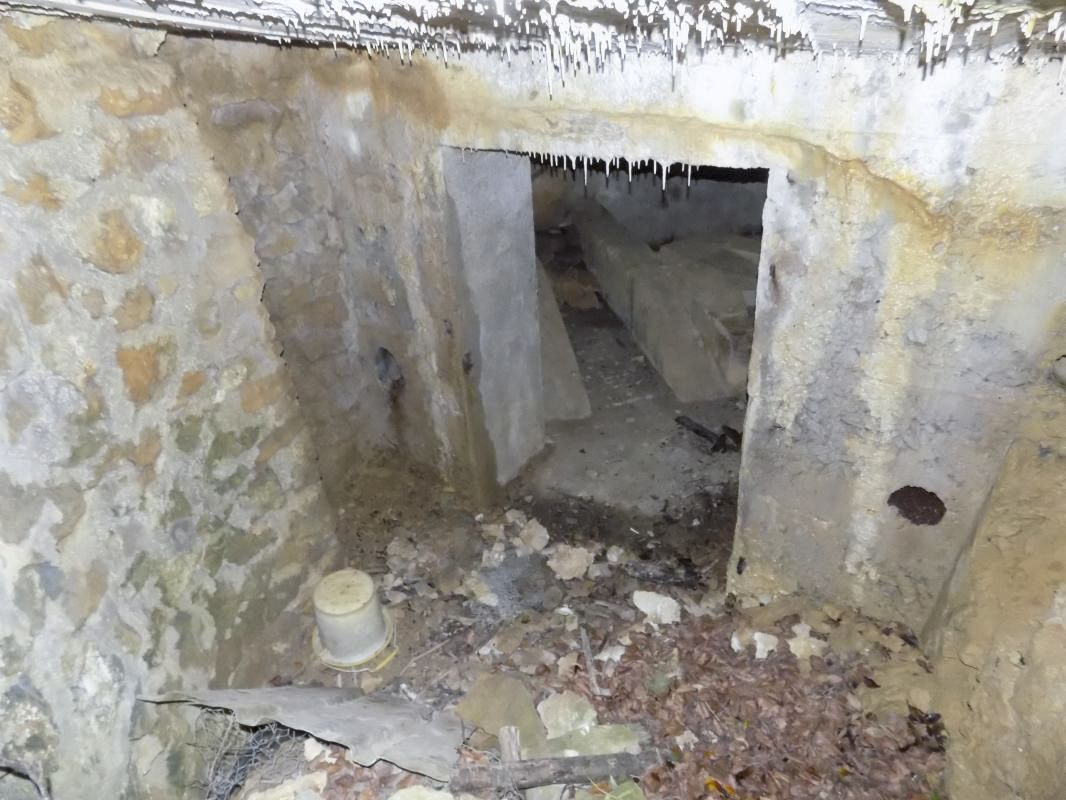 Ligne Maginot - BB82-C - LE HETRE - (Blockhaus pour canon) - L'entrée