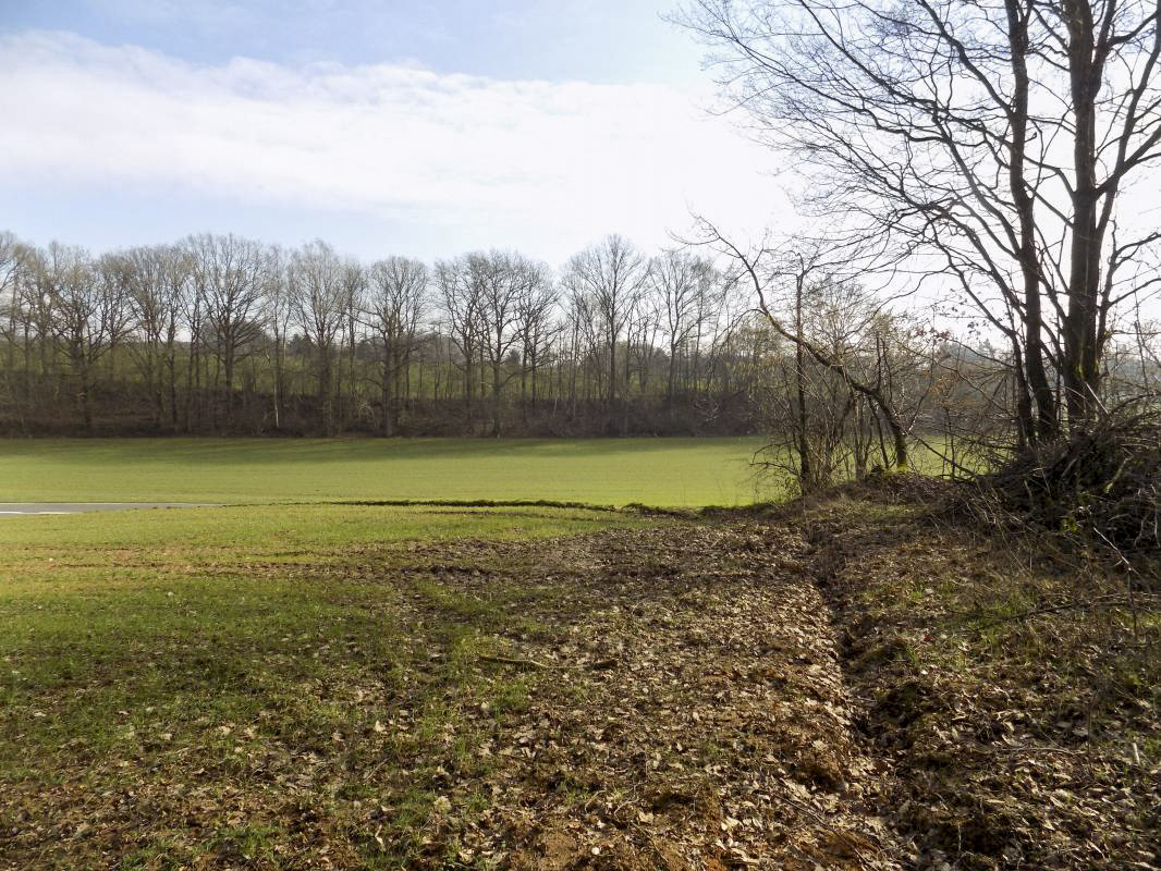 Ligne Maginot - TROIS FONTAINES NORD - (Blockhaus lourd type STG / STG-FCR - Simple) - Vue vers le sud; direction de tir