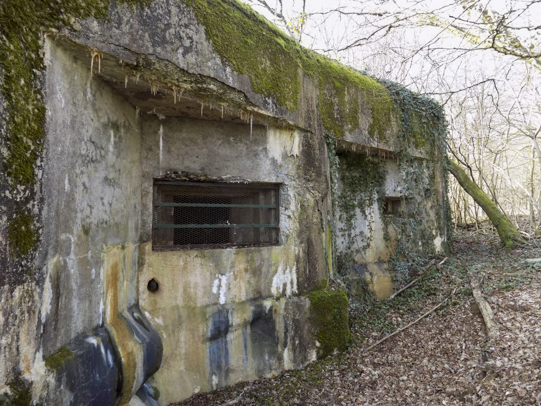 Ligne Maginot - TROIS FONTAINES SUD - (Blockhaus lourd type STG / STG-FCR - Simple) - Face frontale