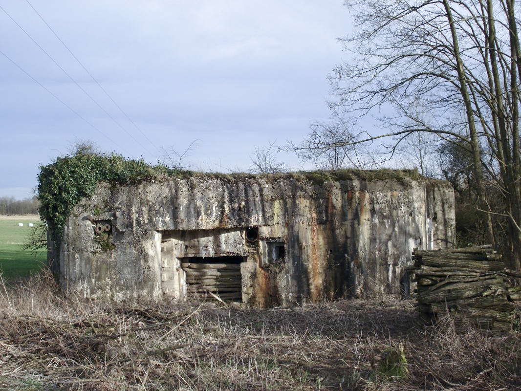 Ligne Maginot - BEYCORS - (Blockhaus lourd type STG / STG-FCR - Double) - Face l'ouest, l'arrière