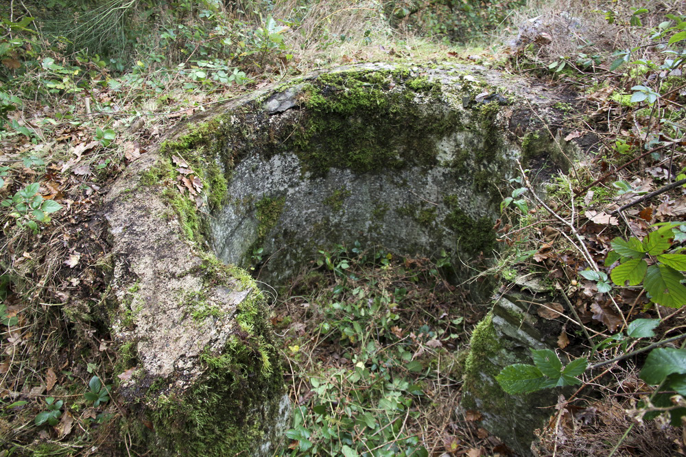 Ligne Maginot - Bb63-B - GRANDS DUCS Sud - L'emplacement de la tourelle 