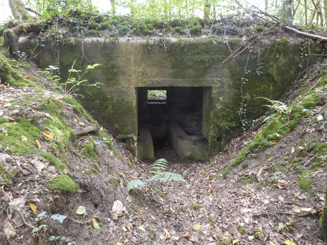 Ligne Maginot - BB64 - CROIX LA MOUCHE - (Blockhaus pour canon) - L'entrée