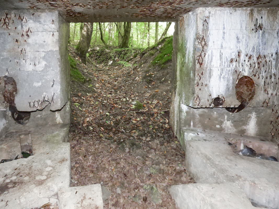 Ligne Maginot - BB64 - CROIX LA MOUCHE - (Blockhaus pour canon) - 