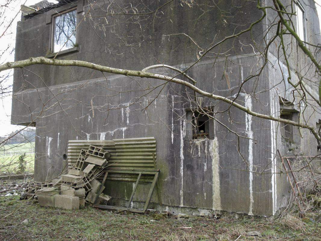 Ligne Maginot - MF7 - I - RUMEL - (Poste GRM - Maison Forte) - Face frontale, créneau AC caché