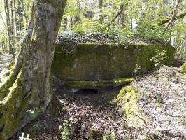 Ligne Maginot - 23A - ELAIRE SUD - (Blockhaus pour canon) - Face frontale, créneau FM