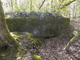 Ligne Maginot - 23A - ELAIRE SUD - (Blockhaus pour canon) - Face frontale/gauche, créneau Hotchkiss