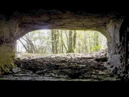 Ligne Maginot - 23A - ELAIRE SUD - (Blockhaus pour canon) - Créneau AC.
La partie supérieure est arrondie.