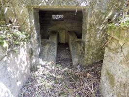 Ligne Maginot - 24A - BOIS DE FLIZE EST - (Blockhaus pour canon) - L'entrée AC
