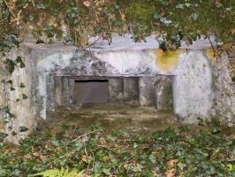 Ligne Maginot - 28A - RIMONNEAU - (Blockhaus pour canon) - Face gauche, créneau Hotchkiss