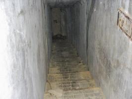 Ligne Maginot - LE PRA (LP)  - (AVANT POSTE) - (Ouvrage d'infanterie) - Bloc 1
L’escalier d’accès au casernement et au reste de l'ouvrage