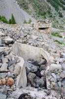 Ligne Maginot - LE PRA (LP)  - (AVANT POSTE) - (Ouvrage d'infanterie) - Emplacement pour mortier sur les dessus du bloc 2