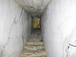 Ligne Maginot - LE PRA (LP)  - (AVANT POSTE) - (Ouvrage d'infanterie) - L'escalier du bloc 1 vers le casernement
