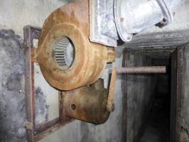Ligne Maginot - LE PRA (LP)  - (AVANT POSTE) - (Ouvrage d'infanterie) - Le casernement
Ventilation manuelle